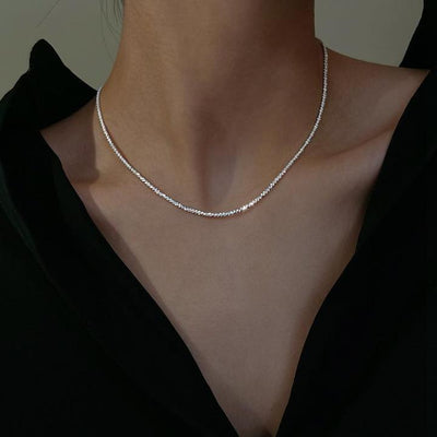 Star Light Necklace Silver Set