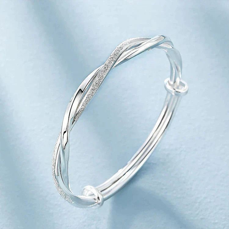 Silver Braided Bracelet