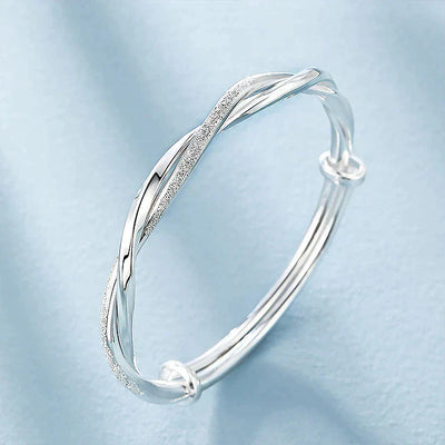 Silver Braided Bracelet