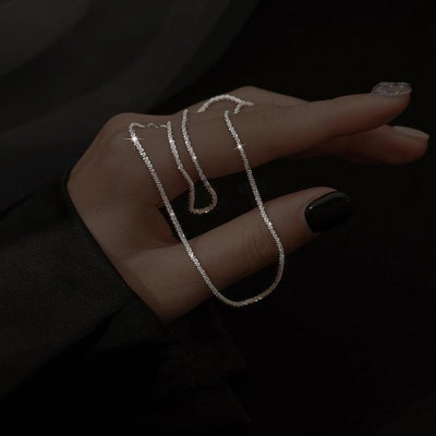 Star Light Necklace Silver Set