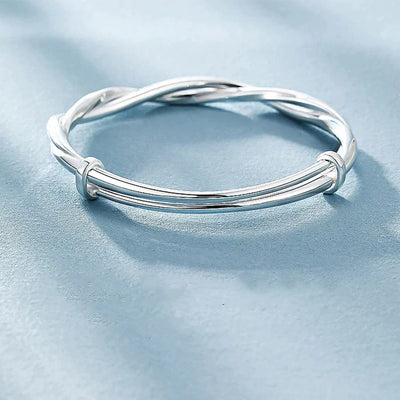 Silver Braided Bracelet