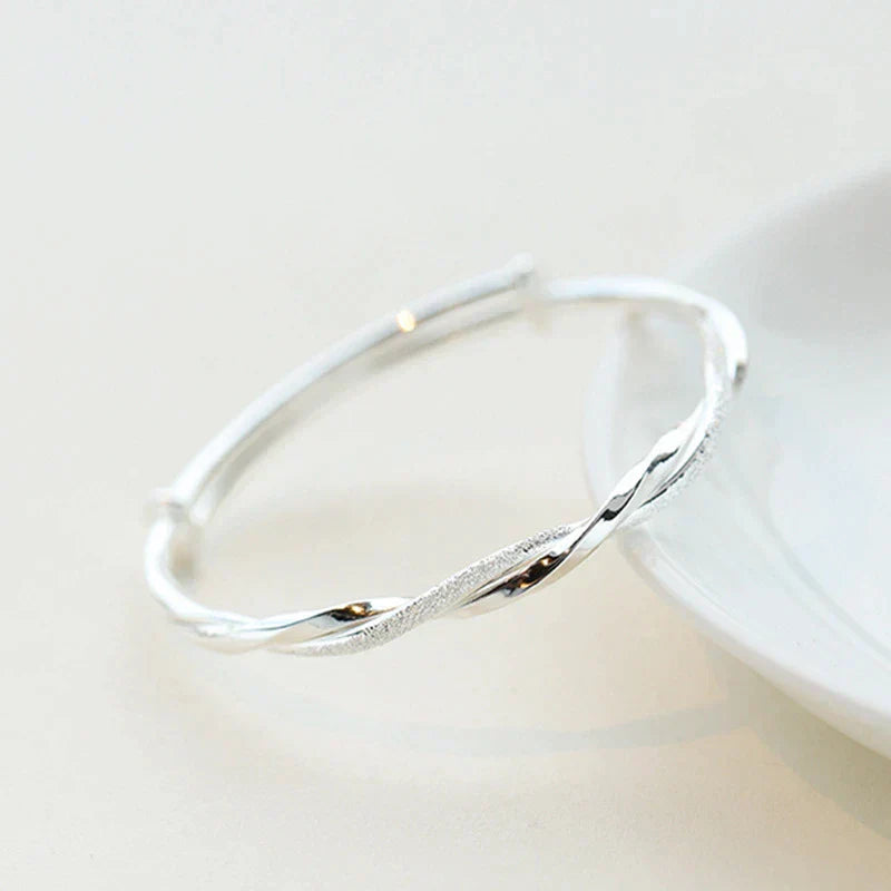 Silver Braided Bracelet