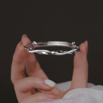 Silver Braided Bracelet