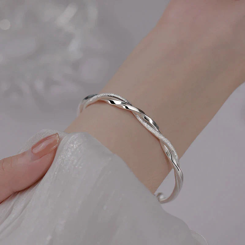 Silver Braided Bracelet