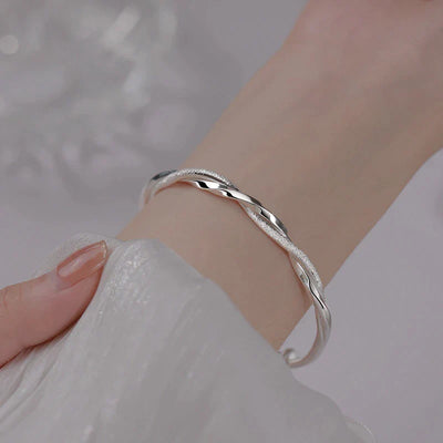 Silver Braided Bracelet