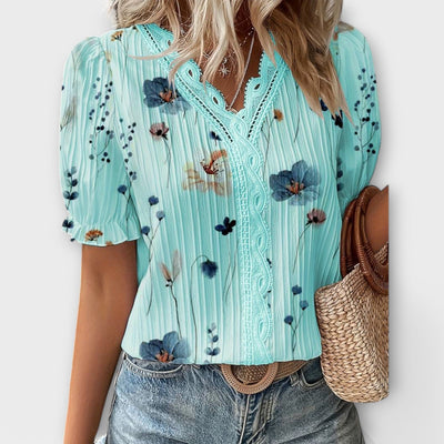 Emily - Fashionable Blouse with V-Neck